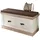 furn.design Schuhbank 107 x 48 x 0 cm Sitzbank / weiß