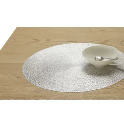 Platzset   , silber , Kunststoff Ø: 38