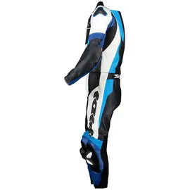 Spidi Sport Warrior Touring Lederkombi schwarz-weiss-blau, Größe 54