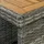 vidaXL Bartisch mit Regal 120 x 60 x 110 cm Grau