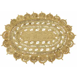 Sisalteppich CARPETFINE "Juteteppich Cate", beige (natur), B:160cm H:13mm L:230cm, Jute, Teppiche, natürliches Pflanzenmaterial von Hand gewebt, Boho Style