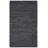 Homescapes - Schwarzer Leder-webteppich Denver gewebt 150/240 cm,