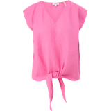 s.Oliver - Bluse mit Knoten-Detail, Damen, Rosa, 42