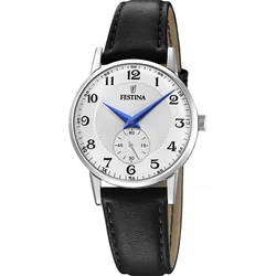 Festina Quarz Damen Retro F20570/1 - silber,schwarz - 29mm