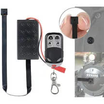 Somikon Mobile 4K-Knopf-Sicherheitskamera Schwarz