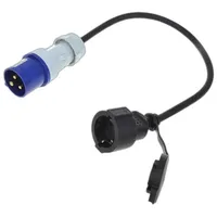 PRO PLUS Adapterkabel 40cm von CEE Stecker nach Schuko