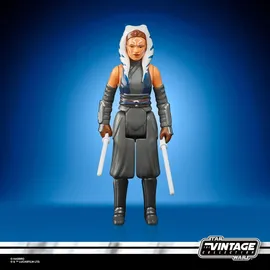 Star Wars Hasbro Retro Ahsoka Tano Toy 9.5 cm-Scale The Mandalorian Collectible Action Figure, Toys for Kids Ages 4 and Up F4459 Multi