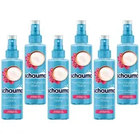 6x Schauma Sprühpflege Feuchtigkeit & Glanz Sprühspülung mit Reiswasser,200ml