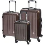check.in London 2.0 Koffer-Set 3-tlg. carbon/champagner