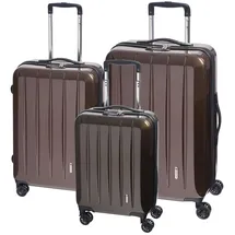 check.in London 2.0 Koffer-Set 3-tlg. carbon/champagner