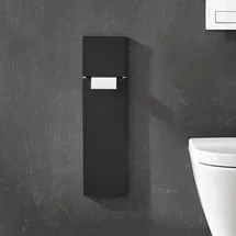 EMCO Asis Pure WC-Modul 60 x 17 cm Schwarz MDF