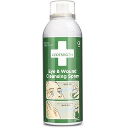 Cederroth Augen- und Wundspülung Spray, Augenspray zur Reinigung und Spülung von Augen und Wunden, 150 ml - Dose