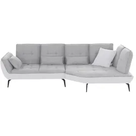 Vito Eckcouch Flachgewebe 3-Sitzer Beige