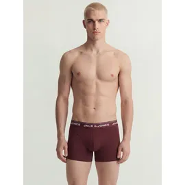 JACK & JONES JACBRANCO Solid Trunks blau S 5er Pack