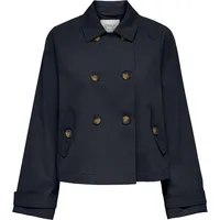 Only Damen Onlapril Short OTW Noos Trenchcoat, Night Sky, L