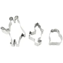 Dr. Oetker 2er-Set: Edelstahl-Ausstecher "Maus & ihre Freunde" - 2x 3 Stück