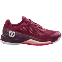 Wilson Damen Rush Pro 4.0 Sneaker, Beet Red/White/Tropical Peach, 36 2/3 EU