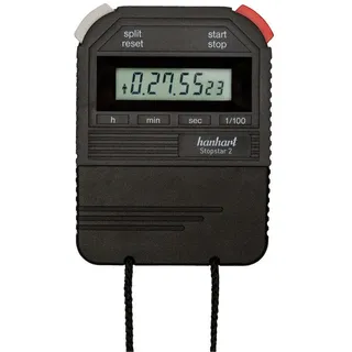 Hanhart Stopstar 2 Stoppuhr - Schwarz