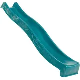 4iQ Slide Wellenrutsche Rutsche 150 Turkis aus HDPE für Kinderspielplatz