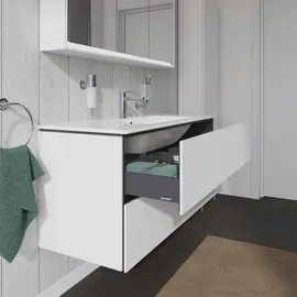 Duravit Waschtischunterschrank 2 Auszüge 122 x 55 x 48,1 cm Grau Matt