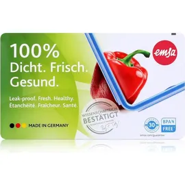 Emsa Frischhaltedose CLIP & CLOSE 9,9 cm hoch transparent 2,2 l,