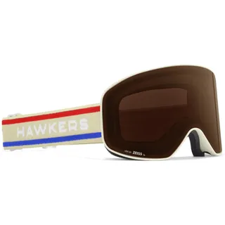 Hawkers Skibrillefür ARTIK Big Cream Brown Männer und Frauen - Schneebrillen in verschiedenen Farben und Modellen - Snow Goggles