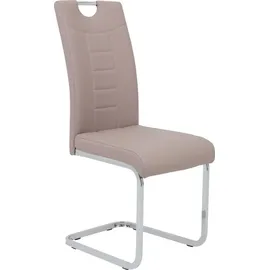 Hela Tische, 2er Set Schwingstuhl 2er-Set Ruby S Cappuccino, gepolstert