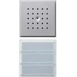 Gira Türstation UP 3fach alu LED ws 126165