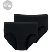 SCHIESSER Original Classics Slip schwarz 8 2er Pack