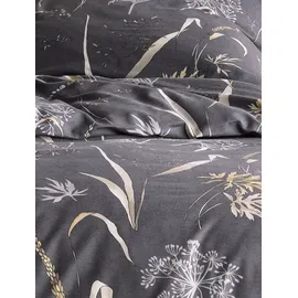 IRISETTE Koala Floral Grau 135 x 200 cm + 80 x 80 cm