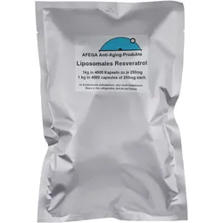 1000 g liposomales Resveratrol-Pulver (pflanzenbasiert) - 4.000 Kapseln zu je 250 mg