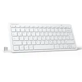 TeckNet Slim Kabellose Tastatur DE