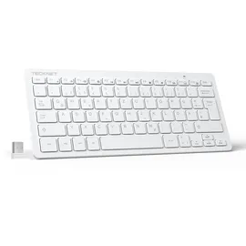 TeckNet Slim Kabellose Tastatur DE