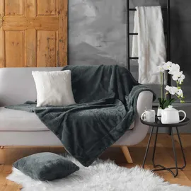 Douceur d'intérieur Kuscheldecke 125 x 150 cm Anthrazit