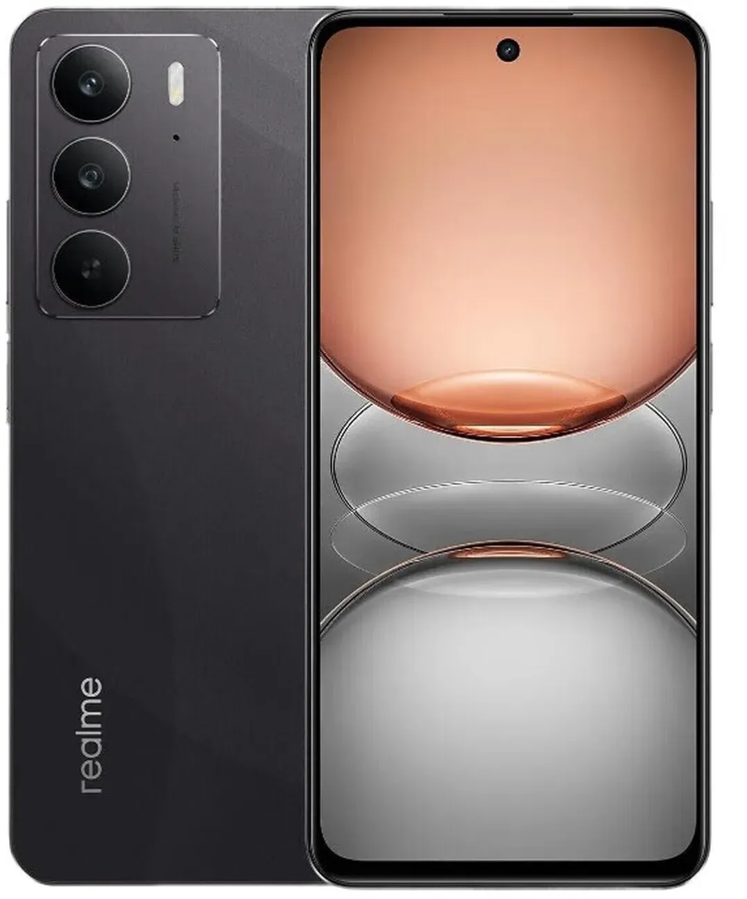 realme C75 Smartphone 8+256 GB, IP69, Battery with 5828 mAh, Glas ArmorShellTM2, Super Sharp Camera with 50 MP, Fast Charging with 45 W, Black (No Adapter)