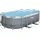 BESTWAY Power Steel Frame Pool oval Set 427 x 250 x 100 cm inkl. Filterpumpe