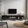 SKRAUT HOME TV-Schrank Lowboard 288x45x35 cm Schwarz Melamin