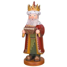 Hubrig Volkskunst GmbH Hubrig Räuchermann Drei Heilige Könige Melchior 35cm Erzgebirge