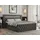 MKS Boxbett, GOLD-9 Led, 160/200 Dunkelgrau Kunstleder - H4