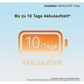 Huawei Watch Fit 5 BT 48 mm Aluminiumgehäuse Silber Fluorelastomerarmband Weiß inkl. FreeBuds 7i