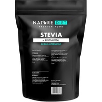 Nature Diet - Stevia Süßstoff 1000g | Natürlicher Süßstoff | Kalorienarm | Zuckerersatz