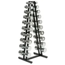 Sport-Thieme Kompakthantel-Set Chrom Kurzhanteln 1–10 kg