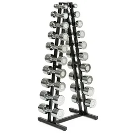 Sport-Thieme Kompakthantel-Set Chrom Kurzhanteln 1–10 kg