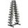 Sport-Thieme Kompakthantel-Set Chrom Kurzhanteln 1–10 kg