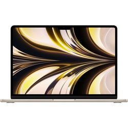Apple 13″ Macbook Air Notebook (34,46 cm/13,6 Zoll, Apple M2, 8-Core GPU, 512 GB SSD) goldfarben