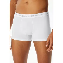 SCHIESSER Trunk Cotton Flex unifarben Weiß 5 2er Pack