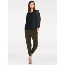 Heine Blusenshirt Schwarz 48/50