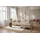Home Affaire Ecksofa HOME AFFAIRE "Pinto Skandi, 290 cm, Chenille, Struktur, Ottomane links / rechts", beige (creme), B:290cm H:89cm T:217cm, 100% Polyester, Sofas, Ecksofa, mit Keder, Massivholzfüße Eiche geräuchert, Wellenunterfederung