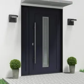 LUCANDE Außenwandleuchte Aluminium 11,8 cm 1 flammig schwarz