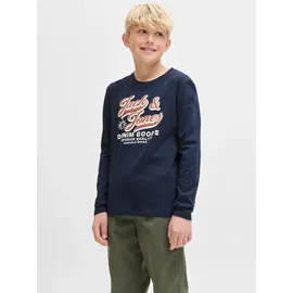 JACK & JONES JUNIOR Jjelogo TEE LS O-NEC 2 COL AW25 NOOS Jnr - 128
